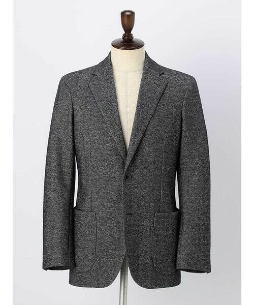 Aquascutum / アクアスキュータム テーラードジャケット | 【セットアップ対応】TEC.3 Homespun Knit Jacket | 詳細11