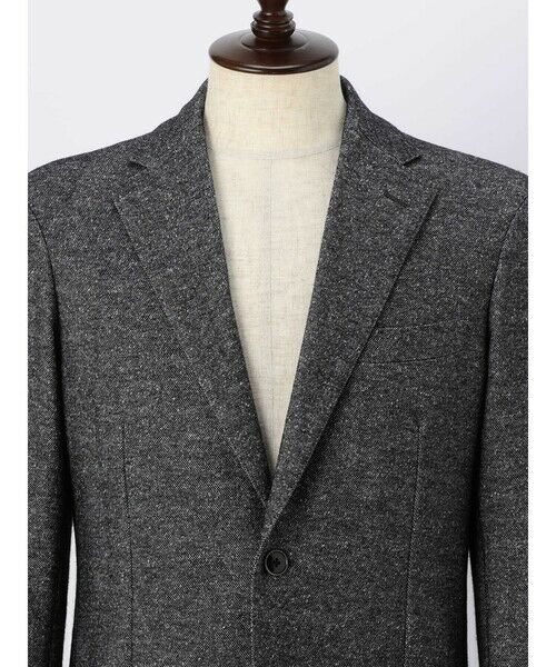 Aquascutum / アクアスキュータム テーラードジャケット | 【セットアップ対応】TEC.3 Homespun Knit Jacket | 詳細13