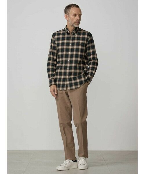 Aquascutum / アクアスキュータム シャツ・ブラウス | Brushed  Ombre Check Shirt | 詳細1