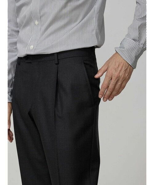 Aquascutum / アクアスキュータム スラックス・ドレスパンツ | Plain Twill Trousers | 詳細9