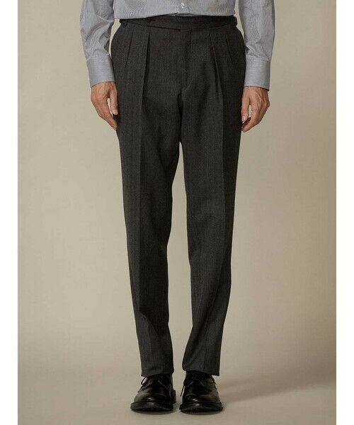 Aquascutum / アクアスキュータム スラックス・ドレスパンツ | 【UK Traditional】Herringbone Trousers | 詳細6