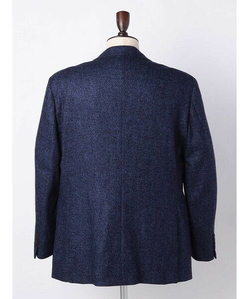 Aquascutum / アクアスキュータム テーラードジャケット | 【KING SIZE】Melange Blue  Jacket | 詳細1