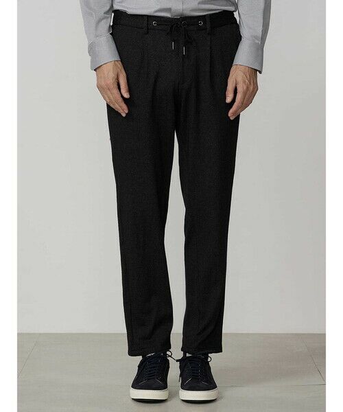 Aquascutum / アクアスキュータム スラックス・ドレスパンツ | 【KING SIZE】TEC.3 Black Knit Denim Pants | 詳細2