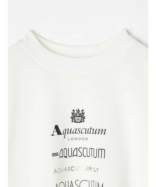 Aquascutum / アクアスキュータム カットソー | 天竺半袖プリントTシャツ | 詳細8