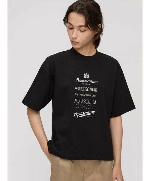 Aquascutum / アクアスキュータム カットソー | 天竺半袖プリントTシャツ | 詳細16