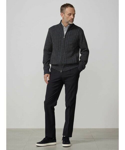 Aquascutum / アクアスキュータム ニット・セーター | プレーティングZIP UP KNIT | 詳細5