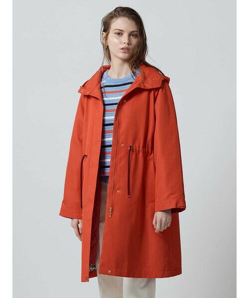 Aquascutum/アクアスキュータム NEW AQUA TECH 中綿ライナーフーデットコート オレンジ 8 Aquascutum/アクアスキュータム NEW AQUA TECH 中綿ライナーフーデットコート オレンジ 8