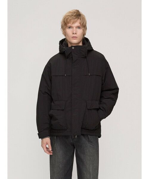 Aquascutum ブラック ダブルブレストジャケット ポリエステルデニム ダブルブレストジャケット（01-07JG03-204
