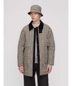 Aquascutum / アクアスキュータム その他アウター | チェックキルティング ロングコート