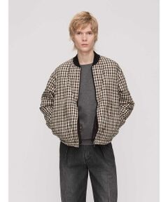 Aquascutum / アクアスキュータム その他アウター | チェックキルティングブルゾン