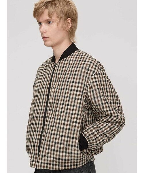 Aquascutum / アクアスキュータム その他アウター | チェックキルティングブルゾン | 詳細5