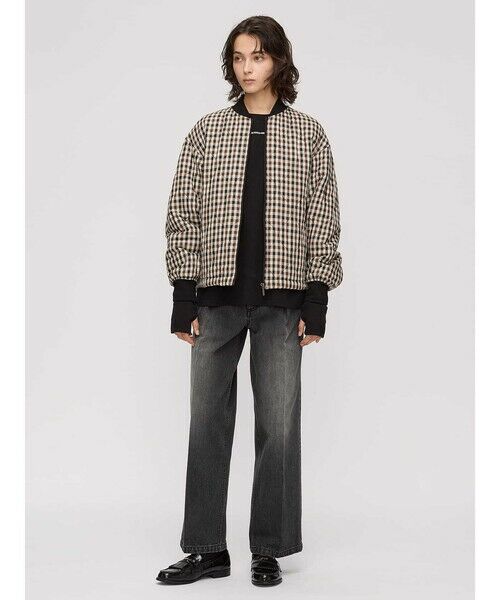 【ビンテージ】アクアスキュータム リバーシブルブルゾン チェック イングランド製 ビンテージ】アクアスキュータム リバーシブルブルゾン チェック