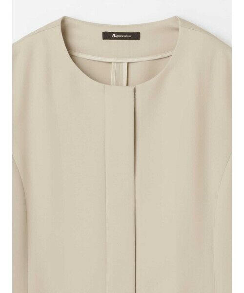 Aquascutum / アクアスキュータム テーラードジャケット | 【セットアップ対応】ストレッチツイルラウンドネックジャケット | 詳細14