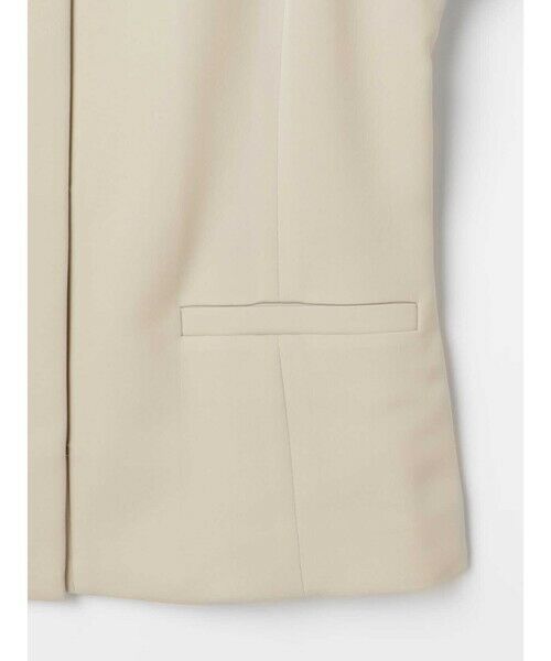 Aquascutum / アクアスキュータム テーラードジャケット | 【セットアップ対応】ストレッチツイルラウンドネックジャケット | 詳細15