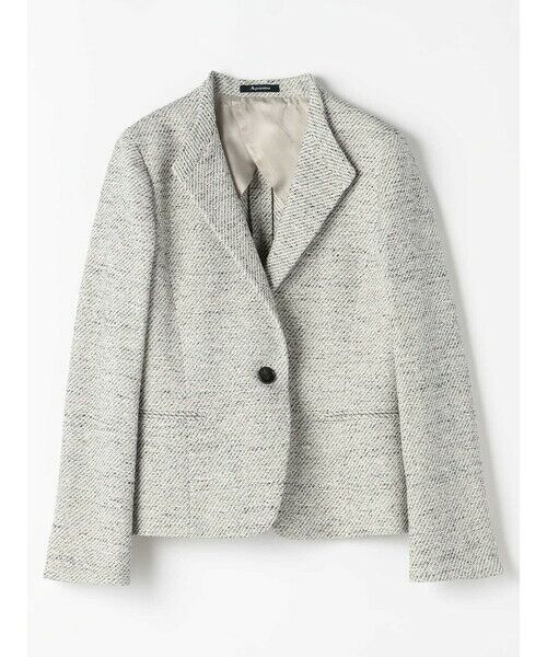 Aquascutum/アクアスキュータム MIX TWEED TWILL JACKET ホワイト 8 Aquascutum/アクアスキュータム MIX TWEED TWILL JACKET ホワイト 8