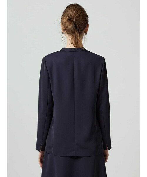 Aquascutum / アクアスキュータム テーラードジャケット | 【セットアップ対応】ストレッチツイルノーカラージャケット | 詳細4