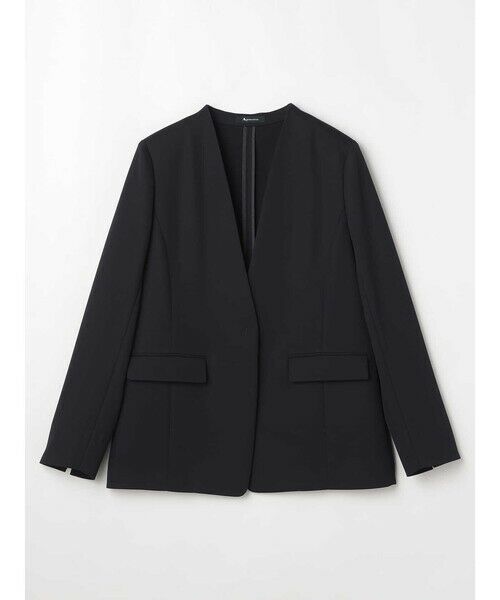 Aquascutum / アクアスキュータム テーラードジャケット | 【セットアップ対応】ストレッチツイルノーカラージャケット | 詳細7