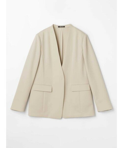 Aquascutum / アクアスキュータム テーラードジャケット | 【セットアップ対応】ストレッチツイルノーカラージャケット | 詳細16