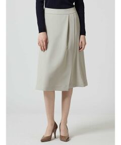 Aquascutum / アクアスキュータム ミニ・ひざ丈スカート | 【セットアップ対応】ストレッチツイルフレアスカート