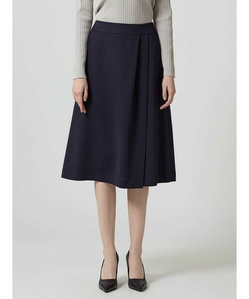 Aquascutum / アクアスキュータム ミニ・ひざ丈スカート | 【セットアップ対応】ストレッチツイルフレアスカート | 詳細2