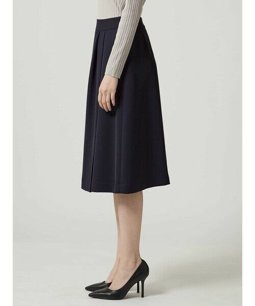 Aquascutum / アクアスキュータム ミニ・ひざ丈スカート | 【セットアップ対応】ストレッチツイルフレアスカート | 詳細3