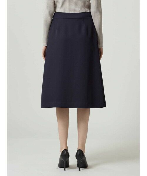 Aquascutum / アクアスキュータム ミニ・ひざ丈スカート | 【セットアップ対応】ストレッチツイルフレアスカート | 詳細15