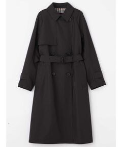 美品✨　アクアスキュータム　トレンチコート　ブラック　レディース　6 BASIC TRENCHCOAT MAXI
