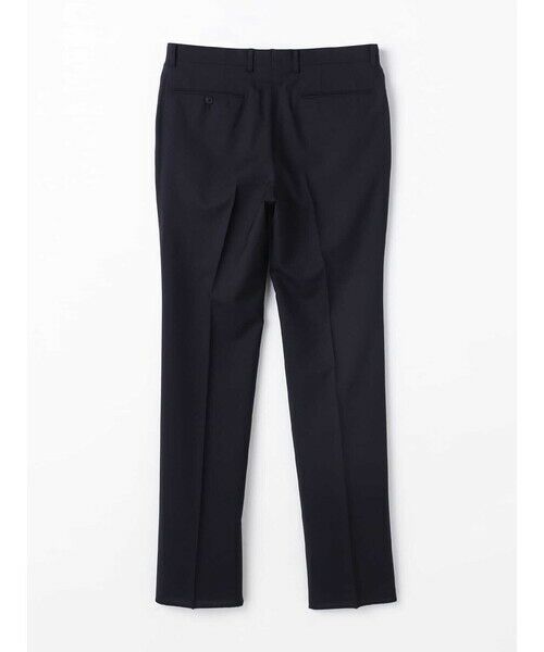Aquascutum / アクアスキュータム スラックス・ドレスパンツ | Navy Tropical Plain Trousers | 詳細1