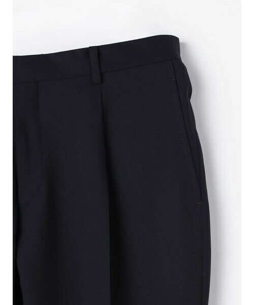 Aquascutum / アクアスキュータム スラックス・ドレスパンツ | Navy Tropical Plain Trousers | 詳細3