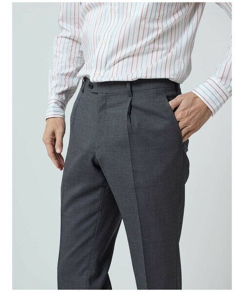 Aquascutum / アクアスキュータム スラックス・ドレスパンツ | Tropical Plain Trousers | 詳細2