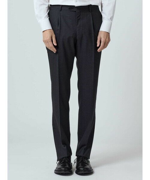 Aquascutum / アクアスキュータム スラックス・ドレスパンツ | Tropical Plain Trousers | 詳細6