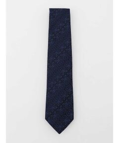 Aquascutum / アクアスキュータム ネクタイ | Stone Wall Carving Motif Tie