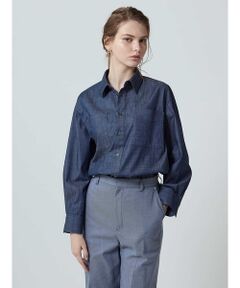 お値下げ　美品⭐️アクアスキュータム　レディスゴルフ　モックネックシャツ　M Aquascutum / アクアスキュータム （レディース） トップス