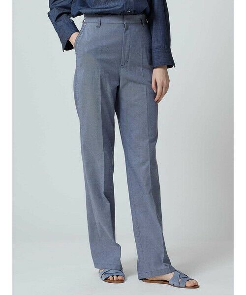 Aquascutum/アクアスキュータム デニムライクツイルパンツ ブルー 10 Aquascutum/アクアスキュータム デニムライクツイルパンツ ブルー 10