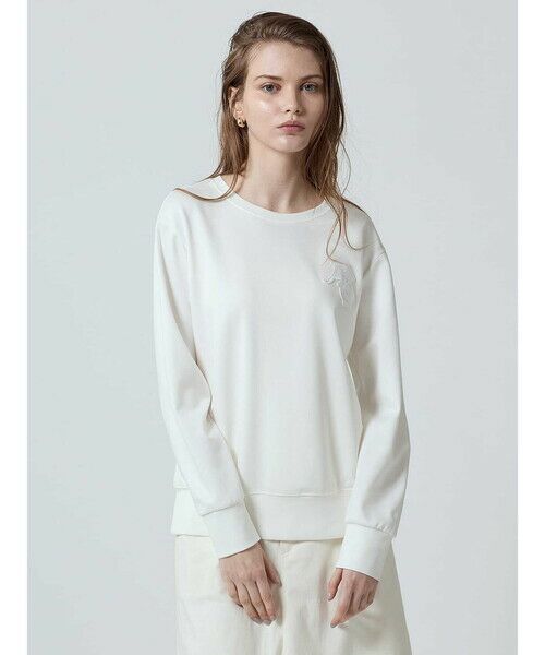 Aquascutum/アクアスキュータム ロゴワッペン スウェット ホワイト 8 Aquascutum/アクアスキュータム ロゴワッペン スウェット ホワイト 8