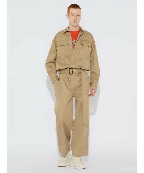 Aquascutum/アクアスキュータム ギャバジン ジャンプスーツ ベージュ M Aquascutum/アクアスキュータム ギャバジン ジャンプスーツ ベージュ M