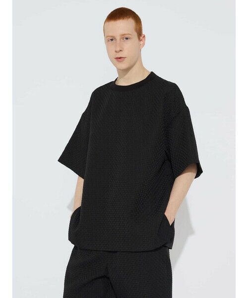 Aquascutum/アクアスキュータム チェックジャカード プルオーバー ブラック M Aquascutum/アクアスキュータム チェックジャカード プルオーバー ブラック M