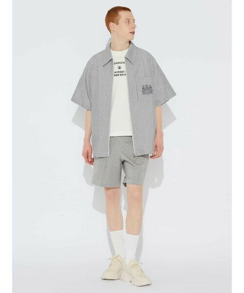 即納！最大半額！ ウェザークロス 半袖ZIP （シャツ・ブラウス）｜Aquascutum タオル・ハンカチ
