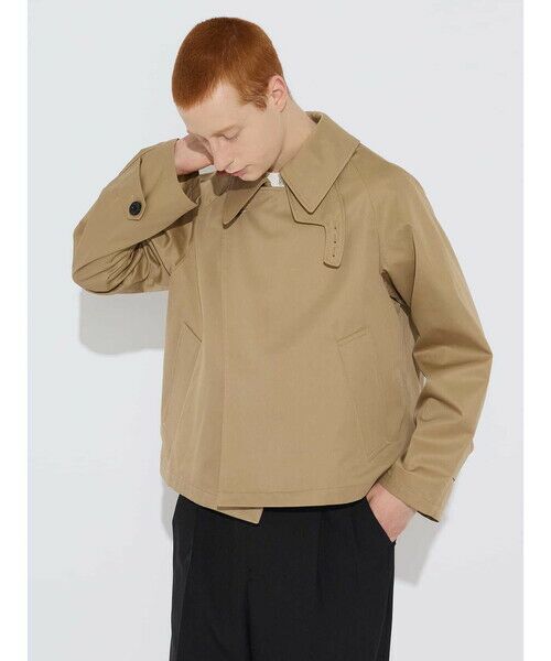 Aquascutum/アクアスキュータム ギャバジン ショートトレンチ ベージュ L Aquascutum/アクアスキュータム ギャバジン ショートトレンチ ベージュ L
