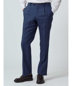 48' Men's Blue Slacks  | メンズブルースラックス UNION STATION スラックス 「セットアップ対応」バーズアイ