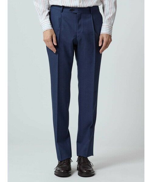 Aquascutum / アクアスキュータム スラックス・ドレスパンツ | Mixyarn High Twist Trousers | 詳細2