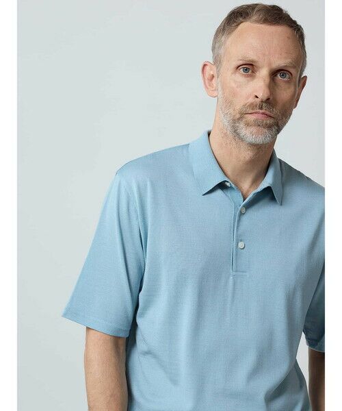 Aquascutum / アクアスキュータム カットソー | TEC.3 NZ Merino Polo-collar | 詳細1