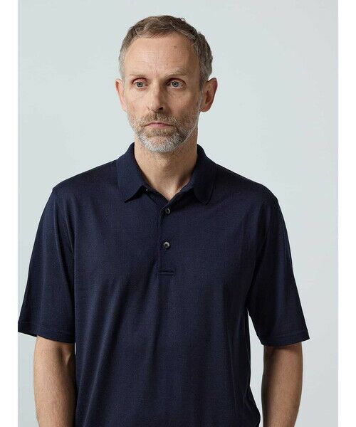 Aquascutum / アクアスキュータム カットソー | TEC.3 NZ Merino Polo-collar | 詳細8