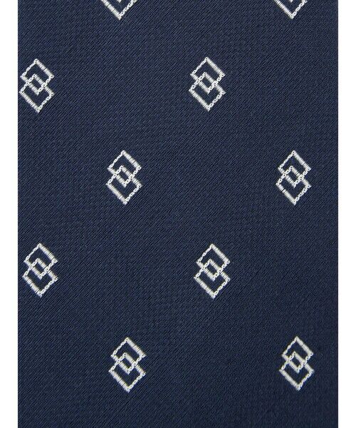 Aquascutum / アクアスキュータム ネクタイ | 【UK Traditional】スクエアモチーフ小紋タイ | 詳細4