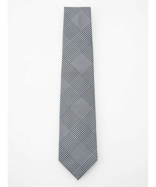 Aquascutum/アクアスキュータム 【UK Traditional】グレンチェックタイ ライトグレー F Aquascutum/アクアスキュータム 【UK Traditional】グレンチェックタイ ライトグレー F