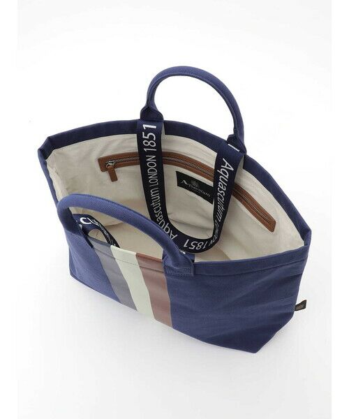 Aquascutum / アクアスキュータム その他小物 | AQ Stripe Canvas Tote Bag | 詳細7