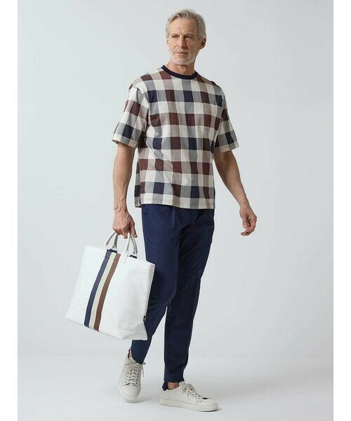 Aquascutum / アクアスキュータム その他小物 | AQ Stripe Canvas Tote Bag | 詳細11