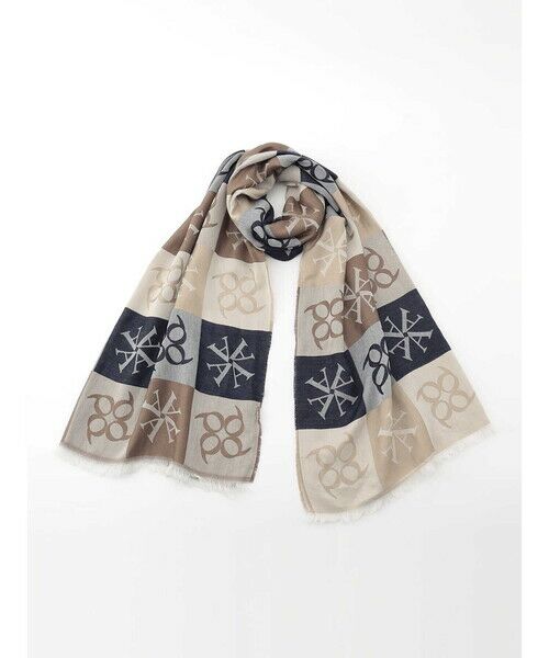 Aquascutum / アクアスキュータム マフラー・ショール・スヌード・ストール | AQ Logo Block Check Scarf | 詳細1