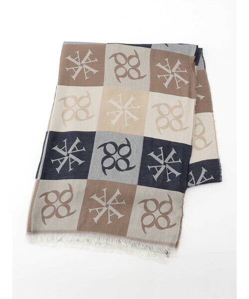 Aquascutum / アクアスキュータム マフラー・ショール・スヌード・ストール | AQ Logo Block Check Scarf | 詳細2