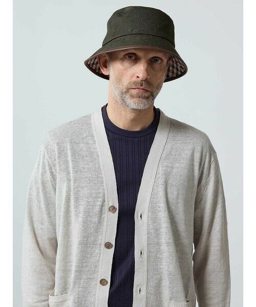 Aquascutum/アクアスキュータム Tapestry Jacquard Hat カーキ F Aquascutum/アクアスキュータム Tapestry Jacquard Hat カーキ F